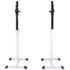 vidaXL Barbell Squat Rack with Barbell and Dumbbell Set 60.5 kg - Image 3