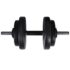 vidaXL Barbell Squat Rack with Barbell and Dumbbell Set 60.5 kg - Image 9