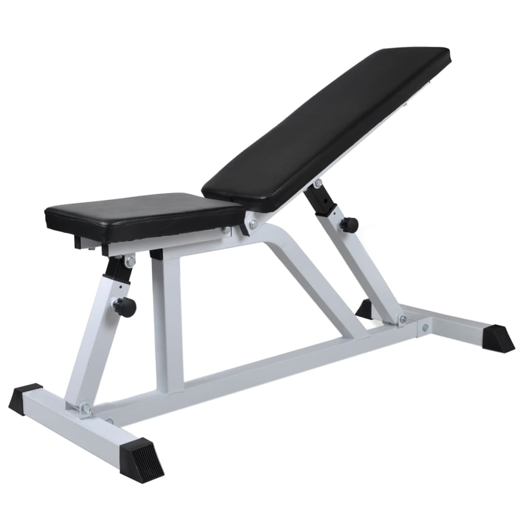 8718475702450_g_en_hd_5 vidaXL Workout Bench with Barbell and Dumbbell Set 30.5 kg - Image 6