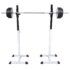 vidaXL Barbell Squat Rack with Barbell and Dumbbell Set 30.5 kg - Image 2
