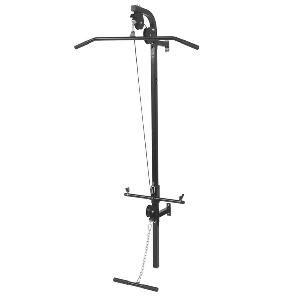 8718475702528_g_en_hd_2 vidaXL Wall-mounted Power Tower with Barbell and Dumbbell Set 60.5 kg - Image 3