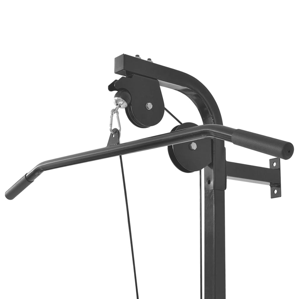 8718475702528_g_en_hd_3 vidaXL Wall-mounted Power Tower with Barbell and Dumbbell Set 60.5 kg - Image 4