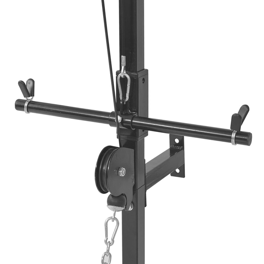 8718475702528_g_en_hd_4 vidaXL Wall-mounted Power Tower with Barbell and Dumbbell Set 60.5 kg - Image 5