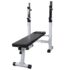 vidaXL Workout Bench with Weight Rack Barbell and Dumbbell Set 60.5kg - Image 2