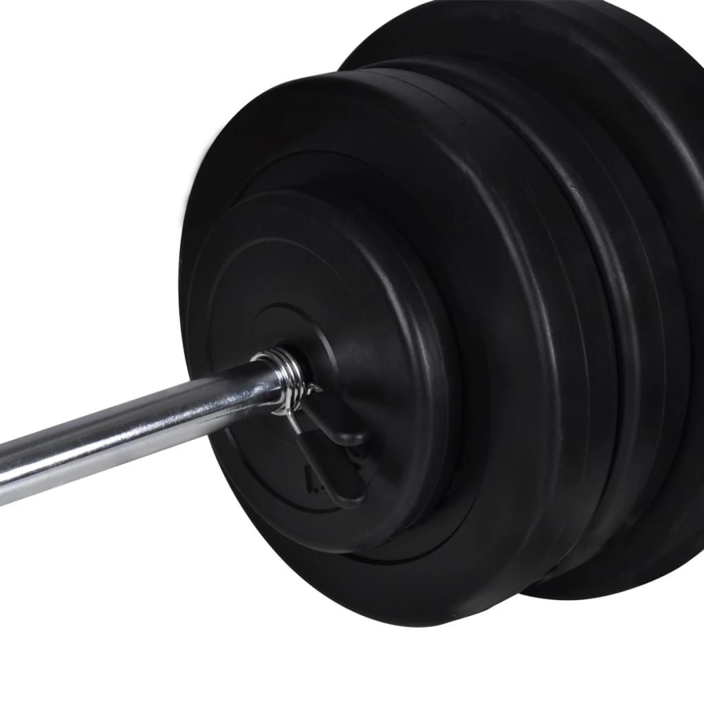 8718475702566_g_en_hd_7 vidaXL Workout Bench with Weight Rack Barbell and Dumbbell Set 60.5kg - Image 8
