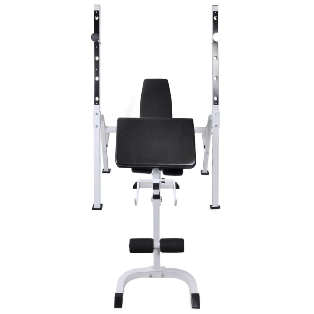 8718475702573_g_en_hd_3 vidaXL Workout Bench with Weight Rack Barbell and Dumbbell Set 60.5kg - Image 4