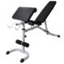 vidaXL Workout Bench with Weight Rack Barbell and Dumbbell Set 60.5kg - Image 5