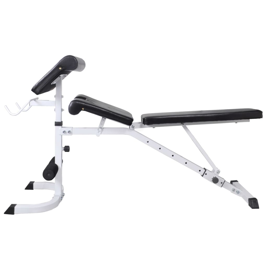 8718475702573_g_en_hd_5 vidaXL Workout Bench with Weight Rack Barbell and Dumbbell Set 60.5kg - Image 6