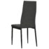 vidaXL Dining Chairs 6 pcs Dark Grey Fabric - Image 5