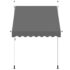 vidaXL Manual Retractable Awning 200 cm Anthracite - Image 3