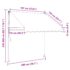 vidaXL Manual Retractable Awning 200 cm Anthracite - Image 8