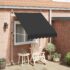 vidaXL Manual Retractable Awning 200 cm Anthracite