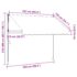 vidaXL Manual Retractable Awning 250 cm Anthracite - Image 8