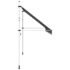 vidaXL Manual Retractable Awning 400 cm Anthracite - Image 4