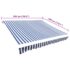 vidaXL Awning Top Sunshade Canvas Blue & White 500x300 cm - Image 5