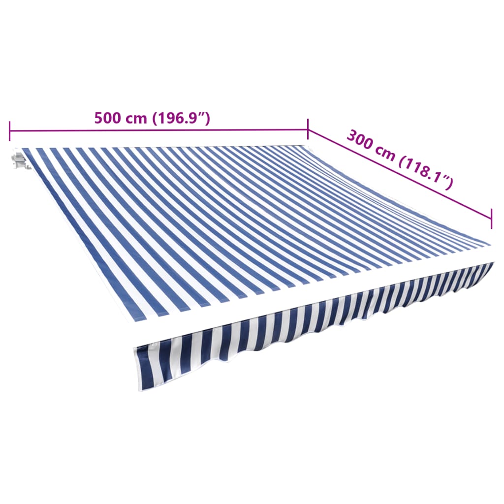 8718475703037_g_en_hd_4 vidaXL Awning Top Sunshade Canvas Blue & White 500x300 cm - Image 5