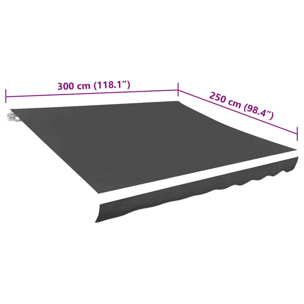 8718475703105_g_en_hd_4 vidaXL Awning Top Sunshade Canvas Anthracite 300x250 cm - Image 5