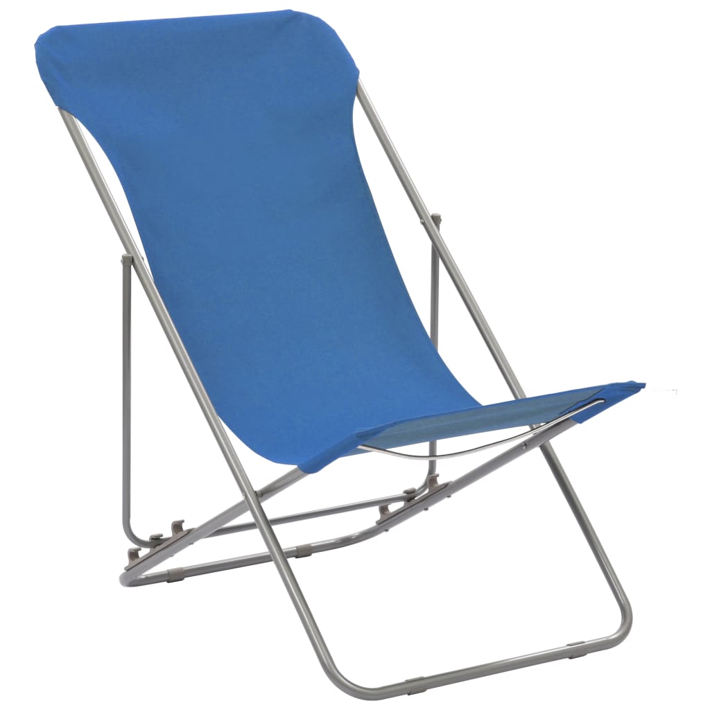 8718475703723_g_en_hd_1 vidaXL Folding Beach Chairs 2 pcs Steel and Oxford Fabric Blue - Image 2