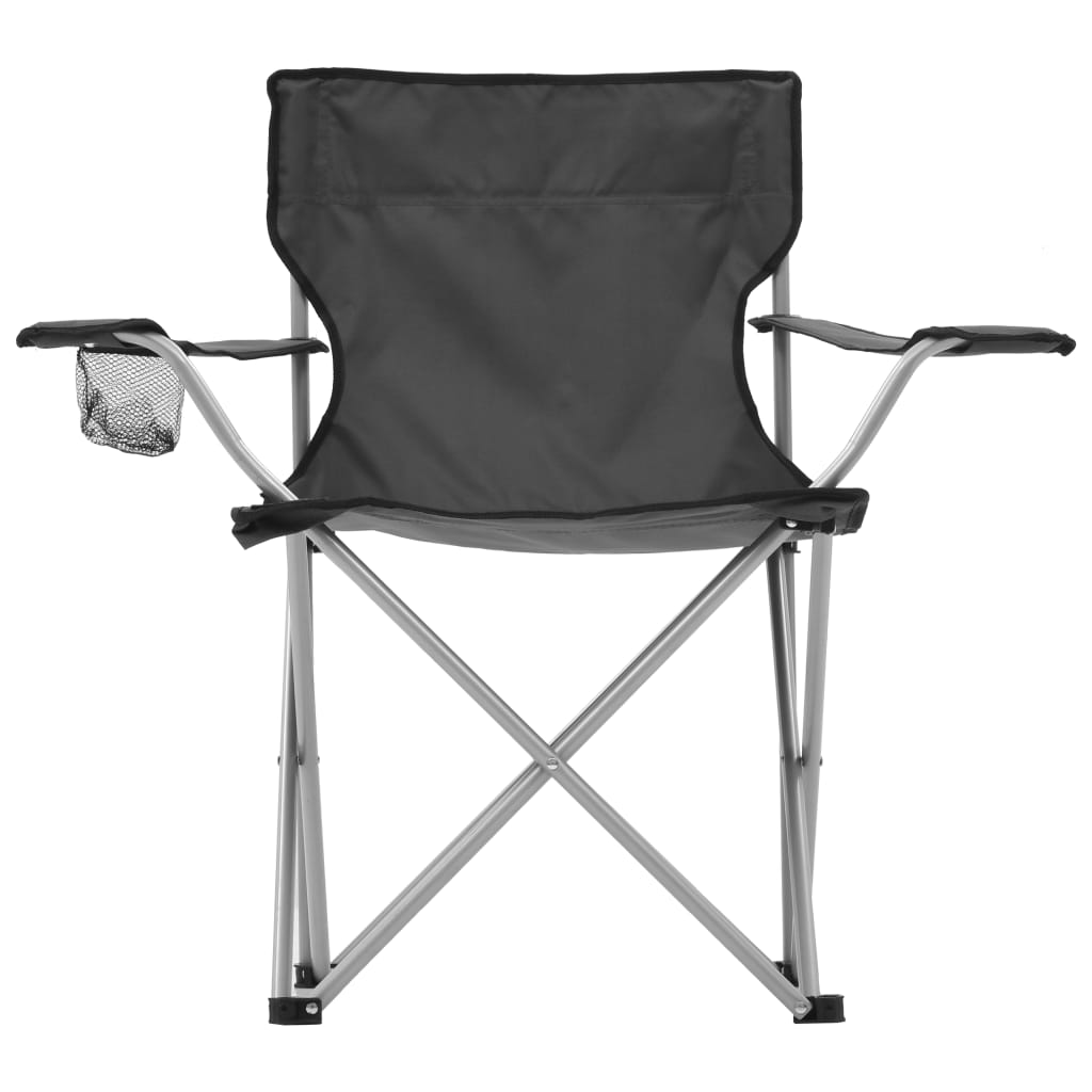 8718475703983_g_en_hd_3 vidaXL Camping Table and Chair Set 3 Pieces Grey - Image 4