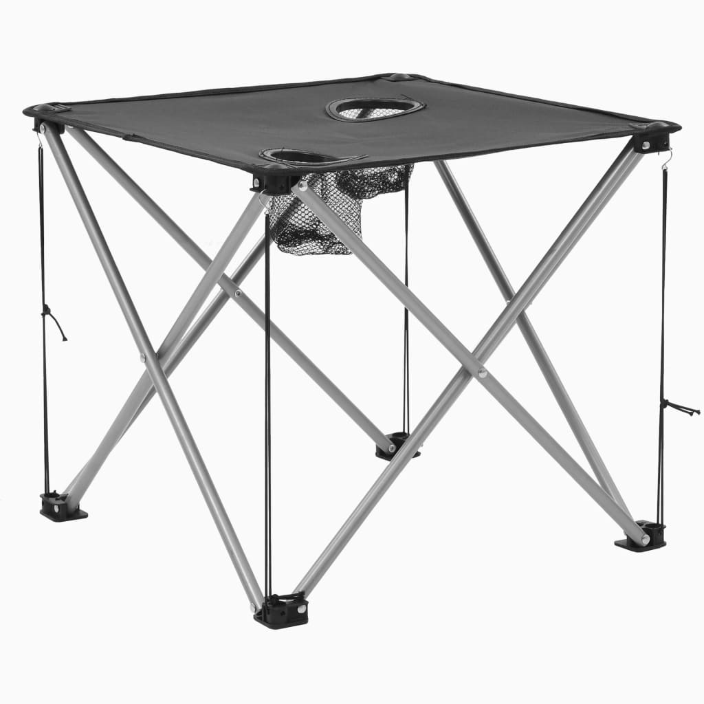 8718475703983_g_en_hd_4 vidaXL Camping Table and Chair Set 3 Pieces Grey - Image 5