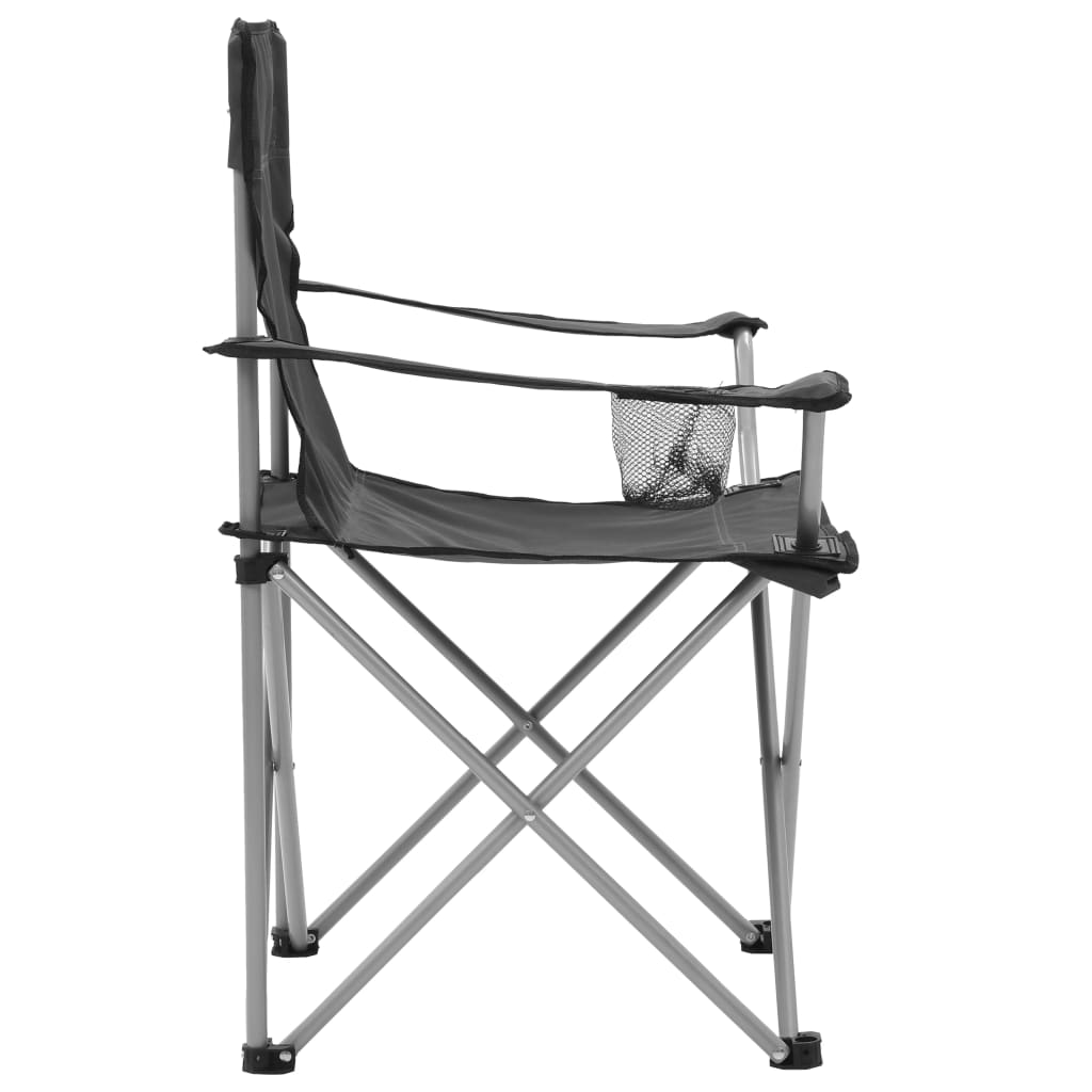 8718475703983_g_en_hd_7 vidaXL Camping Table and Chair Set 3 Pieces Grey - Image 8