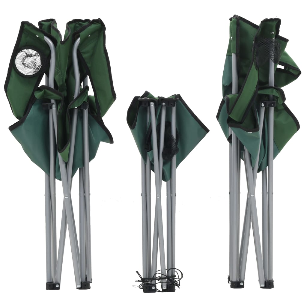 8718475703990_g_en_hd_1 vidaXL Camping Table and Chair Set 3 Pieces Green - Image 2