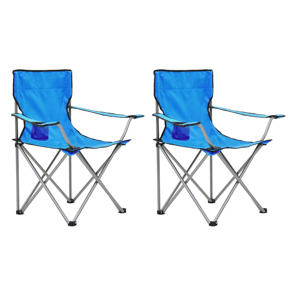 8718475704003_g_en_hd_1 vidaXL Camping Table and Chair Set 3 Pieces Blue - Image 2