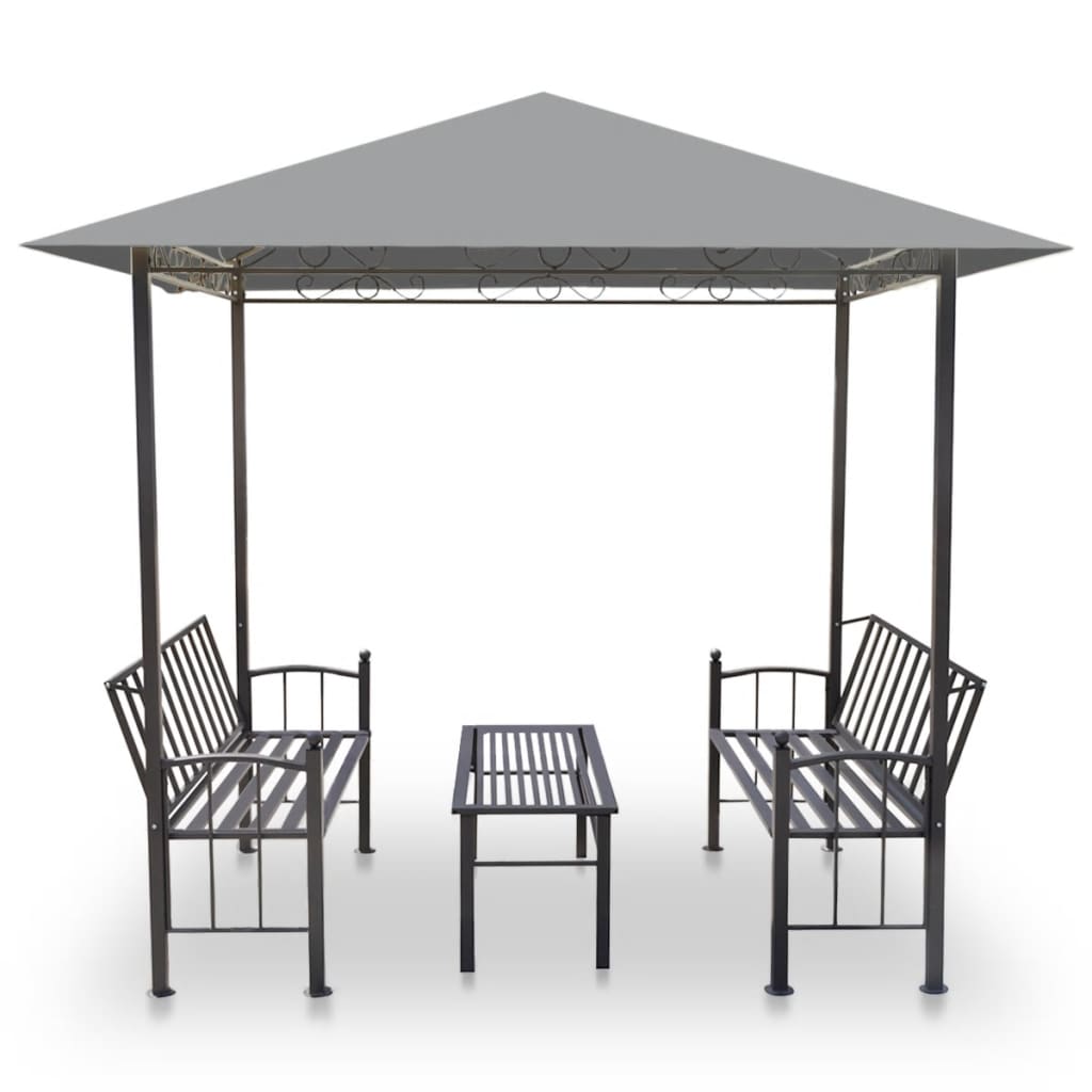 8718475704676_g_en_hd_1 vidaXL Garden Pavilion with Table and Benches 2.5x1.5x2.4 m Anthracite - Image 3