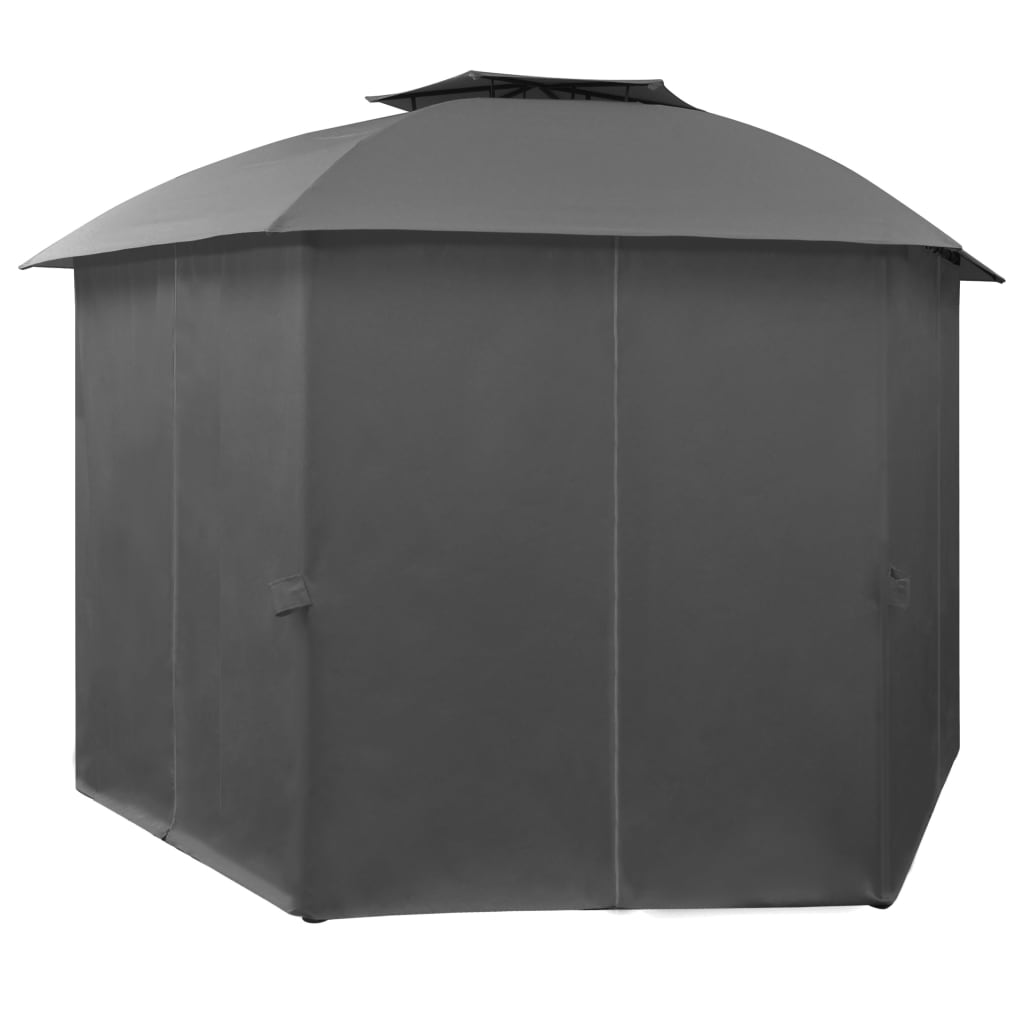 8718475704782_g_en_hd_2 vidaXL Garden Marquee Pavilion Tent with Curtains Hexagonal 360x265 cm - Image 3