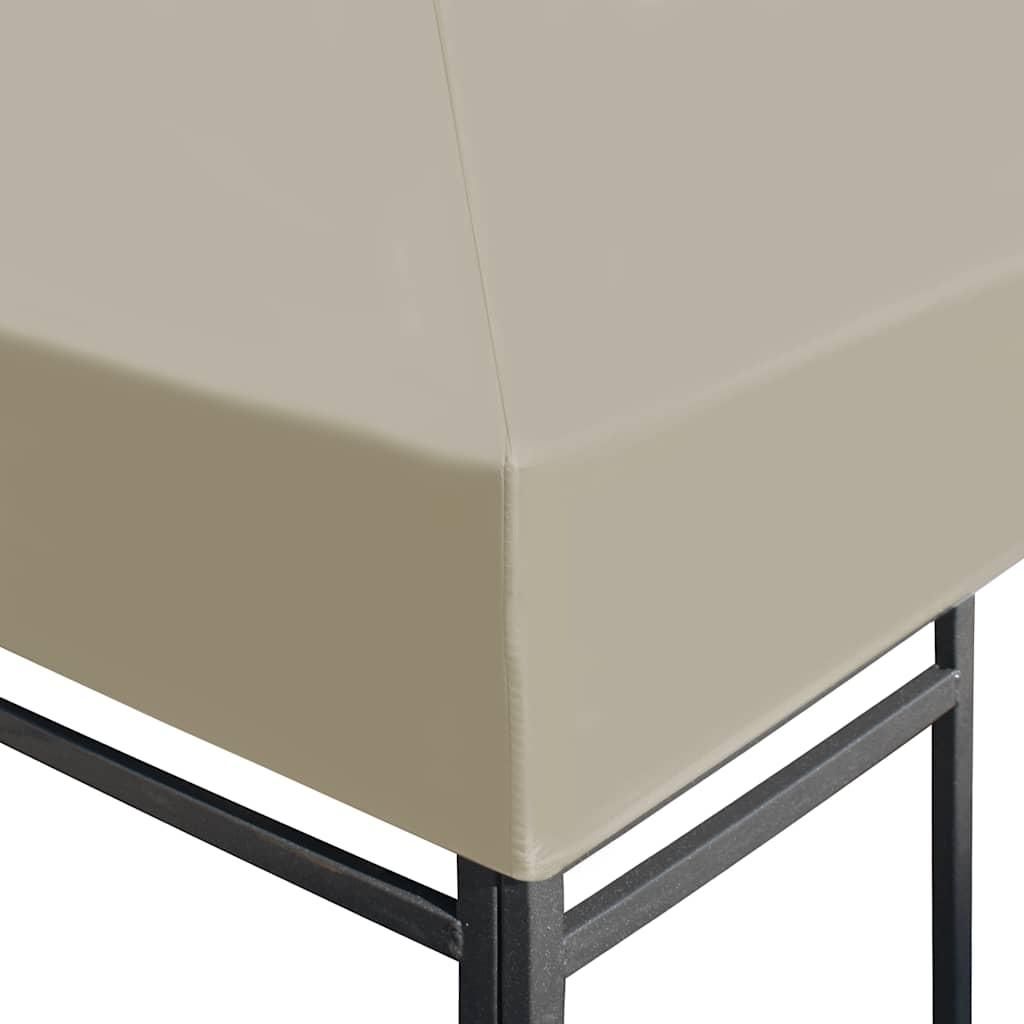 8718475704904_g_en_hd_2 vidaXL Gazebo Top Cover 310 g/m² 3x3 m Beige - Image 3