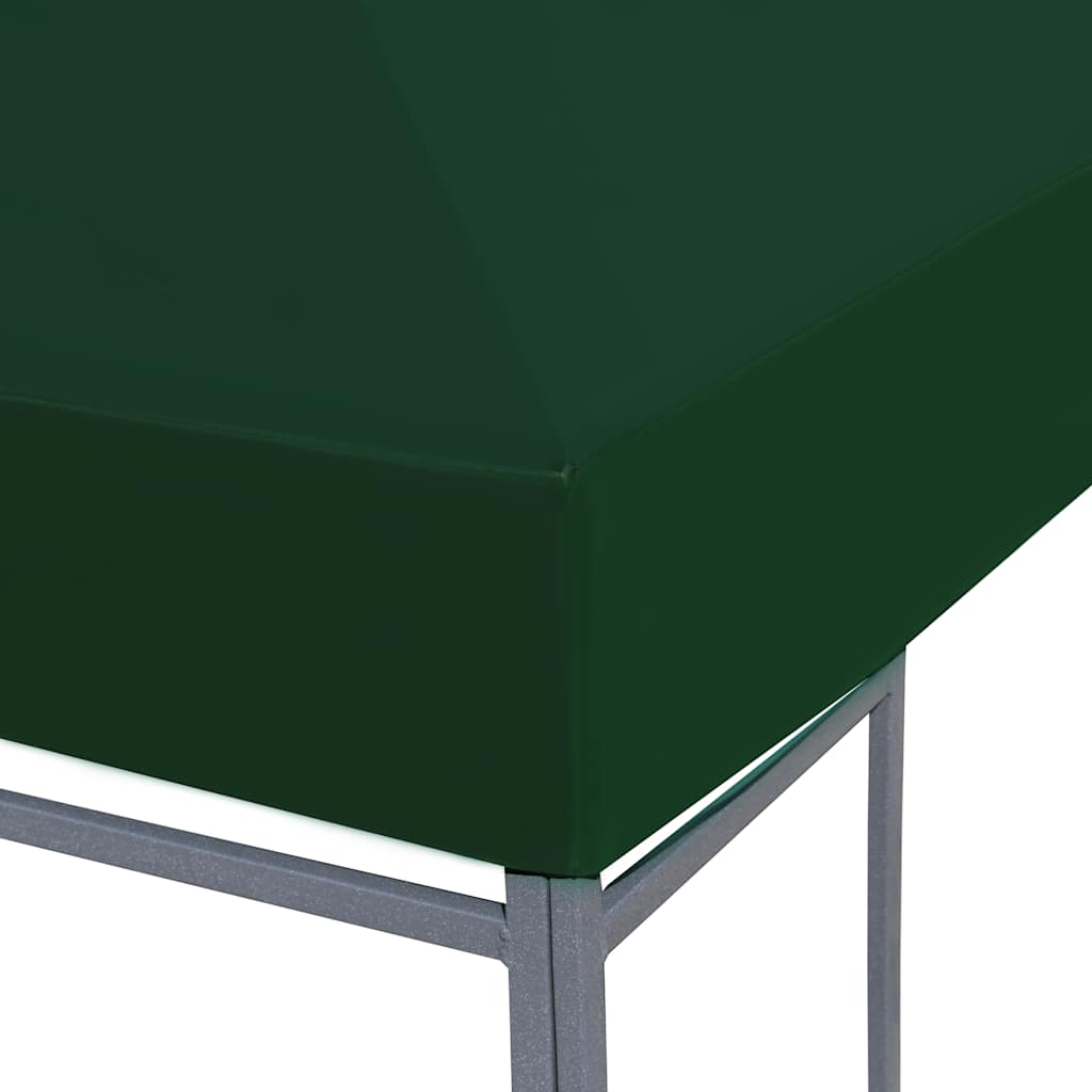 8718475704911_g_en_hd_2 vidaXL Gazebo Top Cover 310 g/m² 3x3 m Green - Image 3