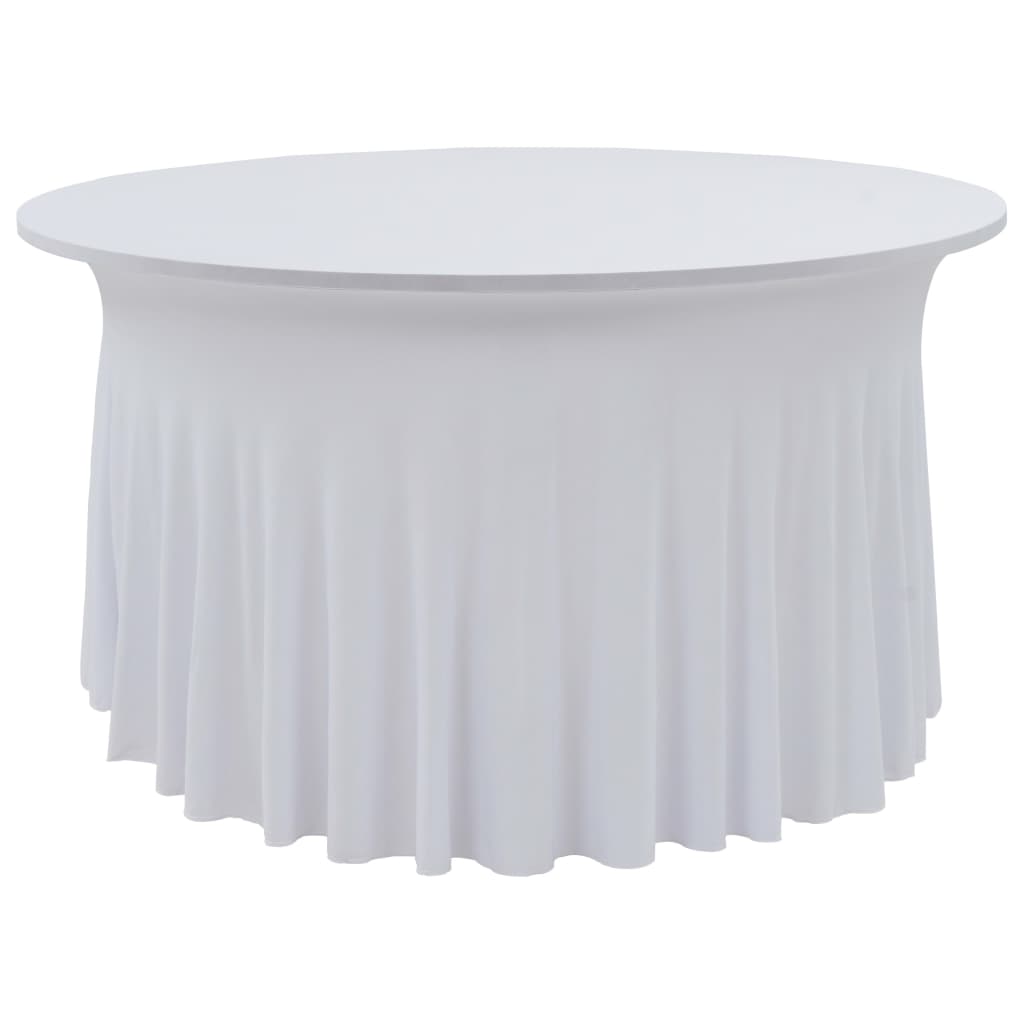 8718475706144_a_en_hd_1 vidaXL 2 pcs Stretch Table Covers with Skirt 180x74 cm White - Image 1