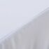 vidaXL 2 pcs Stretch Table Covers with Skirt 183x76x74 cm White - Image 3