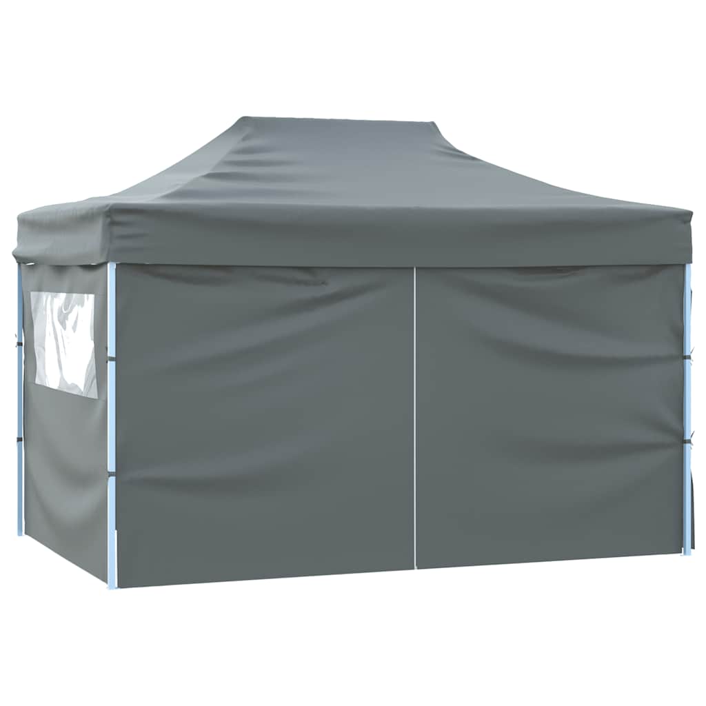 8718475706588_g_en_hd_5 vidaXL Foldable Tent Pop-Up with 4 Side Walls 3x4.5 m Anthracite - Image 6