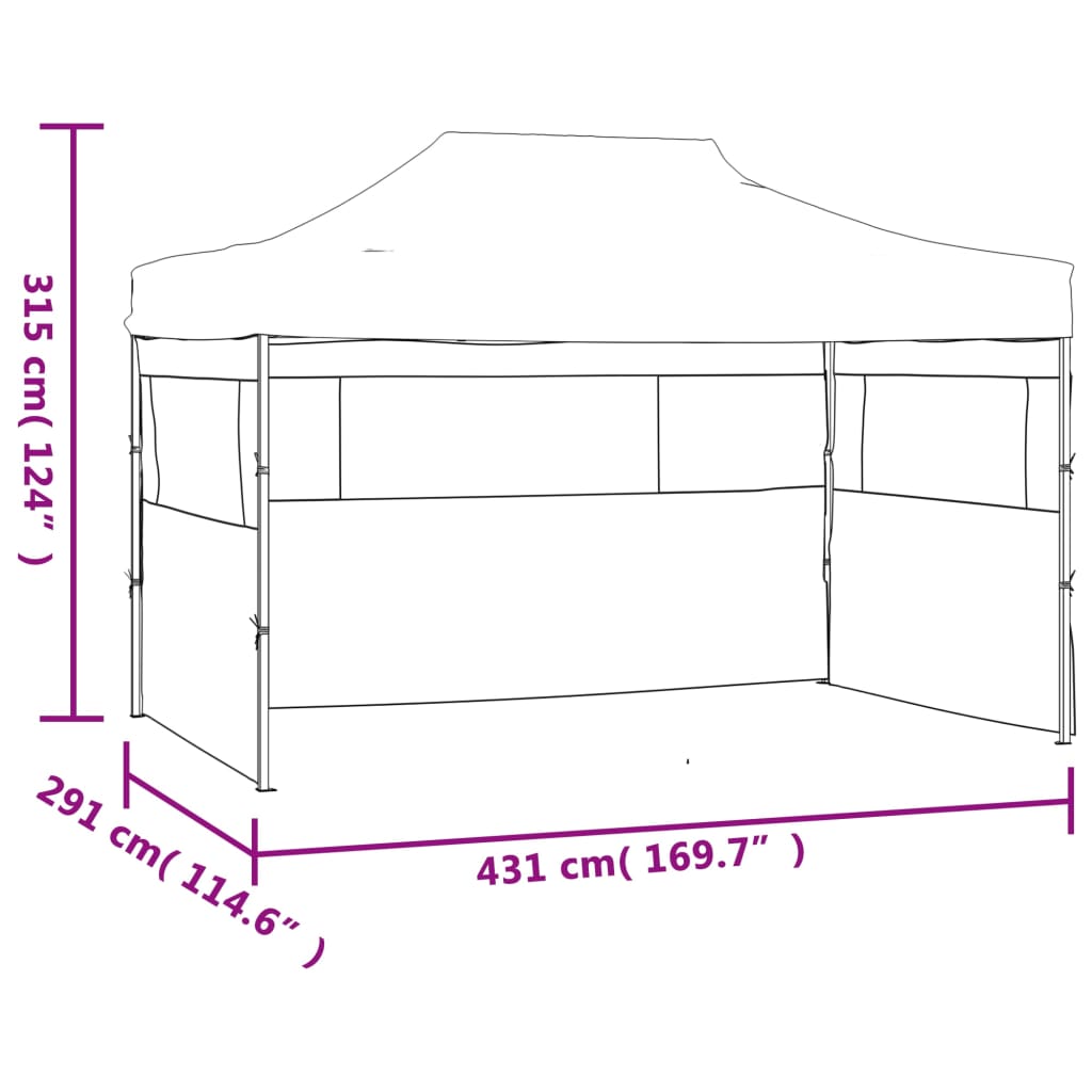 8718475706601_g_en_hd_8 vidaXL Foldable Tent with 3 Walls 3x4.5 m Cream - Image 9
