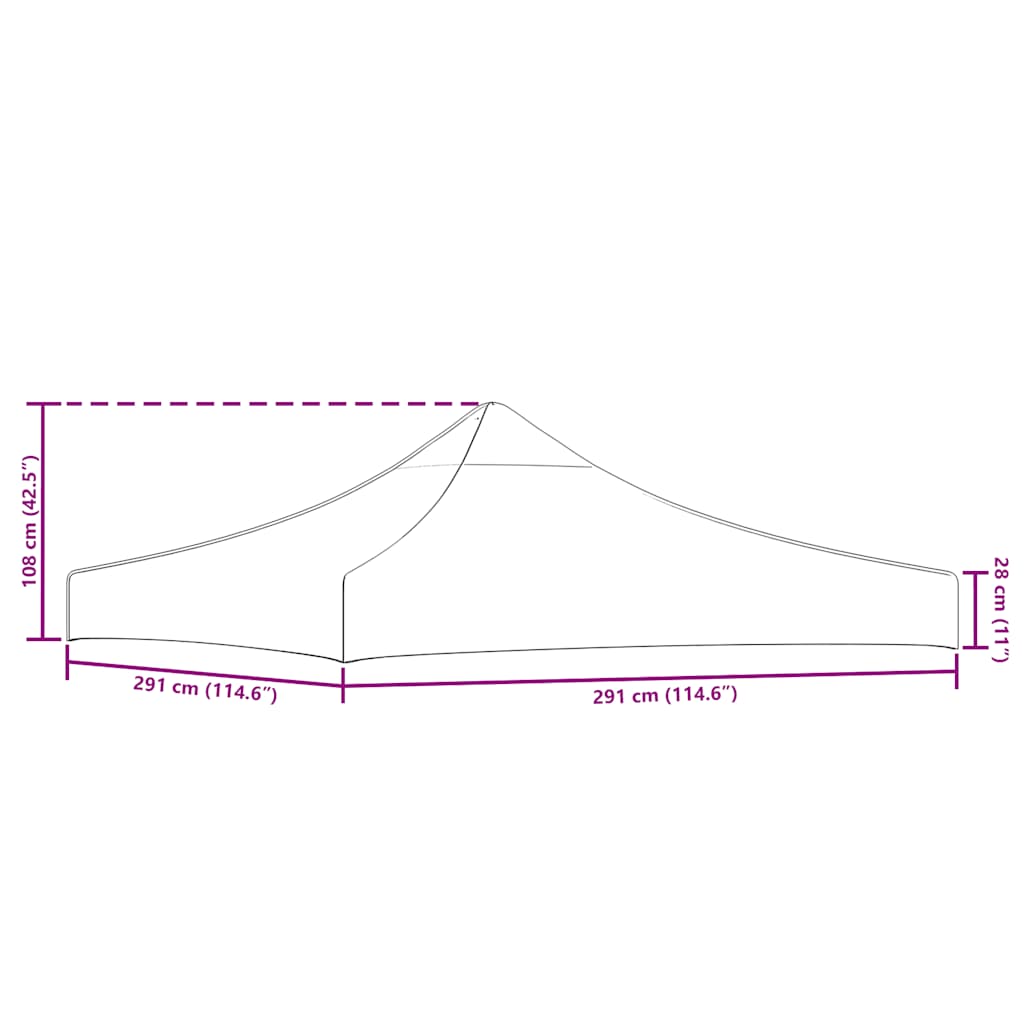 8718475706724_g_en_hd_3 vidaXL Party Tent Roof 3x3 m Blue - Image 4