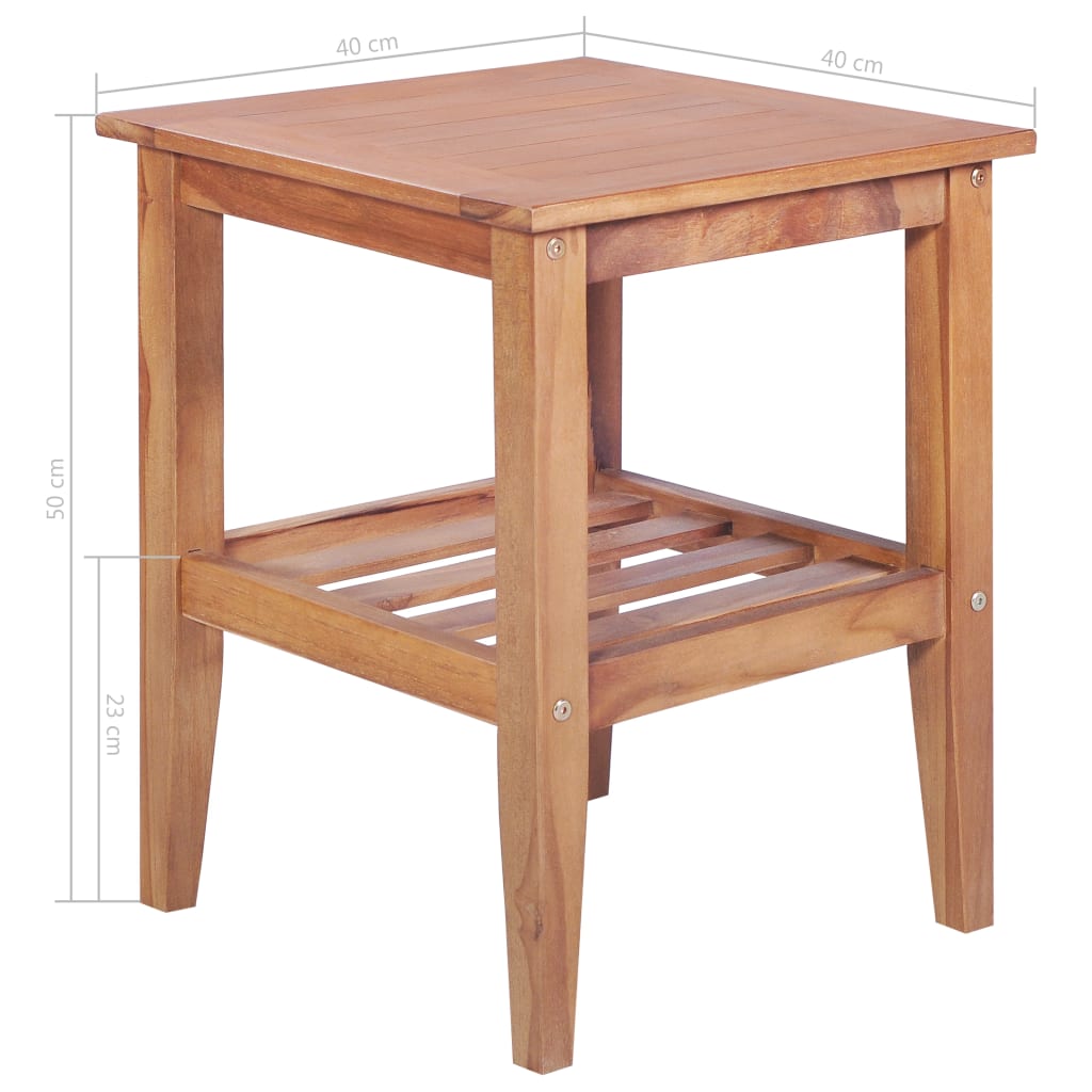 8718475707936_g_en_hd_5 vidaXL Coffee Table 40x40x50 cm Square Solid Teak - Image 6