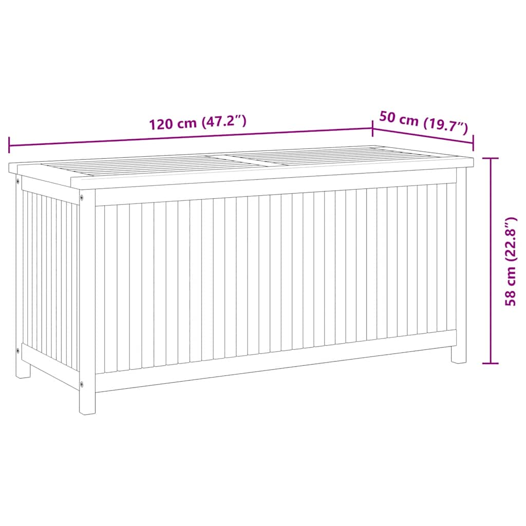 8718475707998_g_en_hd_7 vidaXL Garden Storage Box 120x50x58 cm Solid Teak Wood - Image 9