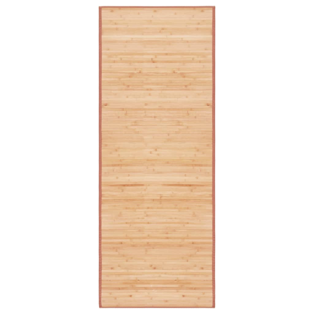 8718475708636_a_en_hd_1 vidaXL Rug Bamboo 80x200 cm Brown - Image 1