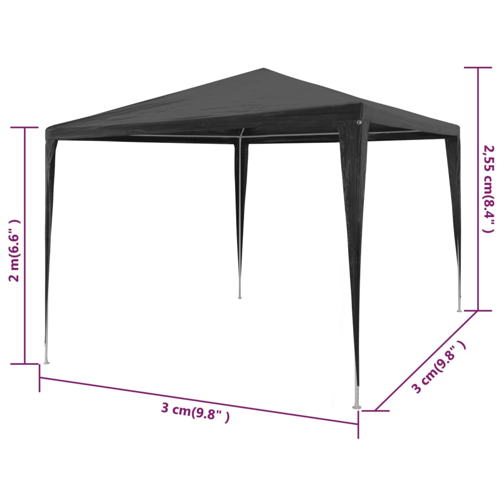 8718475709275_g_en_hd_5 vidaXL Party Tent 3x3 m PE Anthracite - Image 6