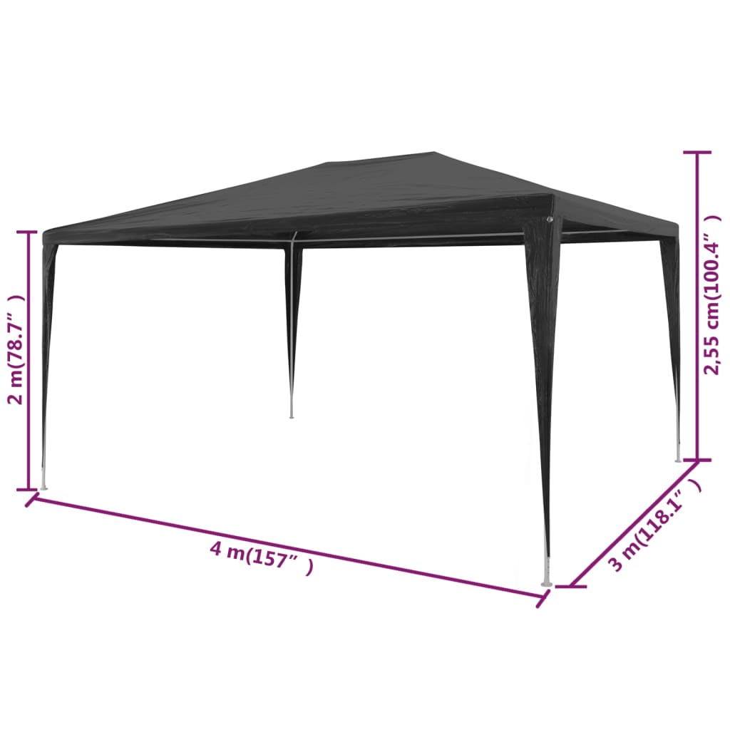 8718475709282_g_en_hd_5 vidaXL Party Tent 3x4 m PE Anthracite - Image 6