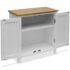 vidaXL Cupboard 70x35x75 cm Solid Oak Wood - Image 2