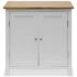 vidaXL Cupboard 70x35x75 cm Solid Oak Wood - Image 4