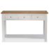 vidaXL Console Table 118x35x77 cm Solid Oak Wood - Image 4