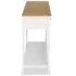 vidaXL Console Table 118x35x77 cm Solid Oak Wood - Image 5