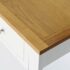vidaXL Console Table 118x35x77 cm Solid Oak Wood - Image 6