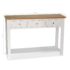 vidaXL Console Table 118x35x77 cm Solid Oak Wood - Image 7