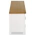 vidaXL TV Cabinet 120x35x48 cm Solid Oak Wood - Image 5