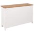 vidaXL Sideboard 110x33.5x70 cm Solid Oak Wood - Image 6