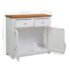 vidaXL Sideboard 90x33.5x83 cm Solid Oak Wood - Image 9